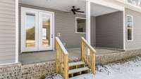 Covered back porch
