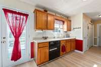 Back Door guests are the best, enter through the kitchen off back deck