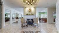 Interior of clubhouse