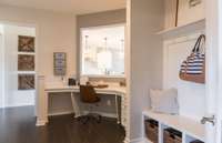 ***Photo from a Riverview model home in another community***  The included Pulte Planning Center is an additional space located right off of the main living area that can be used for a study space.