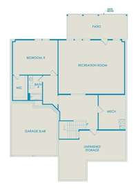The Basement features a 5th Bedroom with walk-in closet, full Bathroom, recreation room and unfinished storage! We have also included a 26' x 10' covered rear patio, perfect for indoor/outdoor entertaining.