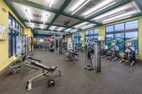 For those looking to exercise, take advantage of the community Fitness Center.