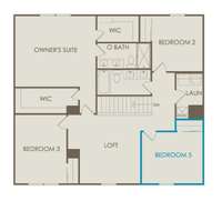 The 2nd floor features all of the Bedrooms in the home along with a Loft, which is ideal for a home theater or game room. The Owner's Bath includes tile flooring, dual sinks with quartz countertops and a tiled shower along with His and Hers closets.