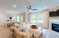 ***This photo is from the Hampton model home in Copes Crossing***  Great Room