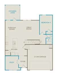 The 1st floor offers a spacious layout that works well for indoor/outdoor entertaining. The Study is perfect for those needing a dedicated home office while the 1st floor guest Bedroom is perfect for out-of-town visitors or multi-generational living.