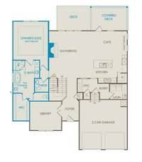 The 1st floor layout is designed for everyday living. The open-concept main living space features a gourmet Kitchen with dining space, Great Room with a gas fireplace, home office and 29' x 10' deck! The Owner's Suite is located on the main level!