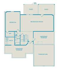 The walk-out Basement includes a 5th Bedroom that measures 20' x 14', perfect for multi-generational living. There is also a secondary living room, full bathroom and two unfinished storage spaces. A large, covered patio is also included as well.