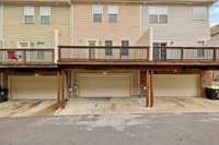 Back of the townhouse