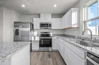 Light filled kitchen