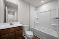 Upstairs hall bath
