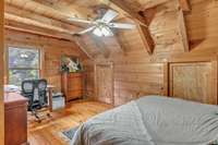 Plenty of space for bedroom and office/nook.