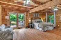 Walk out onto your private deck.