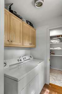 In-law suite has it's own laundry room!
