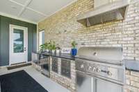 The grill offers plenty of space for cooking delicious meals outdoors. 8385 Lascassas Pike Lascassas, TN 37085