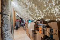 Near by the hobby room, is another area walk-in floored attic space with spray foam insulation! 8385 Lascassas Pike Lascassas, TN 37085