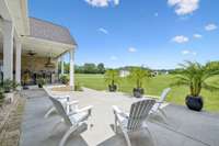 Extending beyond the covered area, the uncovered patio is perfect for soaking up the sun or enjoying fresh air. It also features a handicap accessible ramp! 8385 Lascassas Pike Lascassas, TN 37085