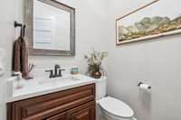 This adorable half bath is located on the main level! 8385 Lascassas Pike Lascassas, TN 37085