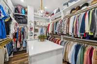 The second closet is even more spacious, featuring recessed lighting, a central island, and a stunning light fixture that adds a touch of elegance. 8385 Lascassas Pike Lascassas, TN 37085