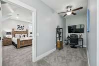 In between Bedroom 3 and 4 is a quaint work space with a ceiling fan! 8385 Lascassas Pike Lascassas, TN 37085