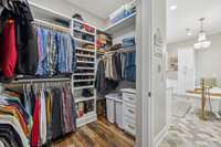 The first of TWO walk-in closets located in the primary. 8385 Lascassas Pike Lascassas, TN 37085