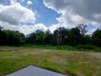 Beautiful View of Backyard with Mature Trees that are next to a Creek.  The Creek is on the adjoining property and there is no requirement of Flood Insurance.