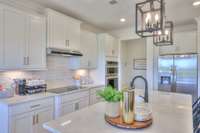 This photo is a sample of the Colburn floorplan.  Options and exterior will vary depending on customer selections and preferences.