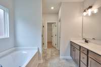 This photo is a sample of the Cleveland floorplan.  Options and exterior will vary depending on customer selections and preferences.