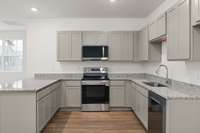 There is even room for two cooks in this kitchen!