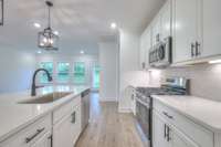 This photo is an example of the Sutherland floorplan. Selections and finishes may vary.
