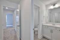 This photo is an example of the Sutherland floorplan. Selections and finishes may vary.