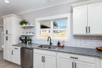 Interior finishes vary from home to home.  Home does not come furnished.