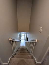 View from top of second floor landing...