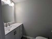 Downstairs half-bath...