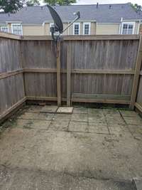 Outdoor private patio off the Dining area...