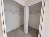 Double closet space in Bedroom 1...