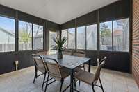 There's plenty of room for an outdoor dining area!
