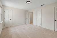 All the rooms feature fresh paint and modern lighting.