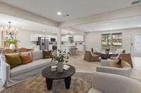 What an incredible space for hosting!