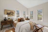 The owner's suite is stunning! It's conveniently located on the main level.