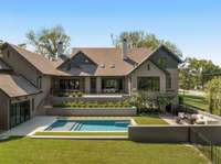 Zoomed out view of the back of the house