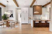 Separate breakfast room with access to covered outdoor living area.