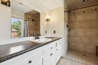 The ensuite bathroom offers a single vanity with extended countertop space for added functionality. 2648 Chatham Ct Murfreesboro, TN 37129