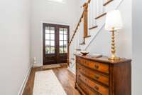 This beautiful view will welcome each guest as they arrive through your double Front door