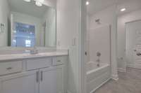 Model home of floorplan pictured. Specific options may vary.