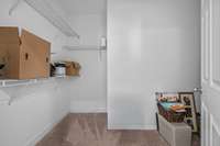 Huge primary closet!