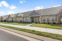 Lawn and landscaping professionally maintained year round,