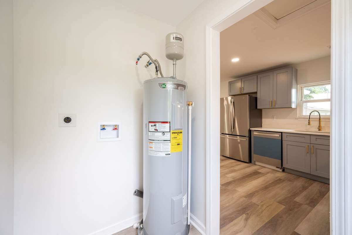 New electric water heater