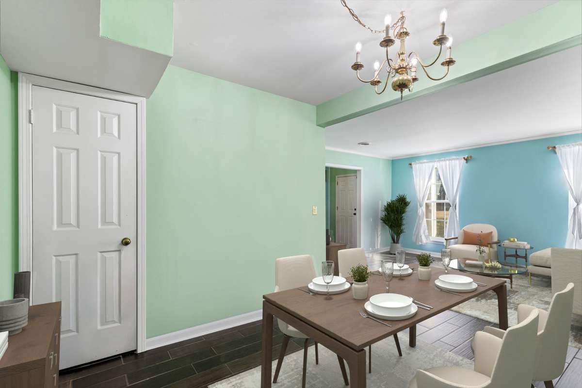 Virtually Designed Dining Room for the gatherings to come!