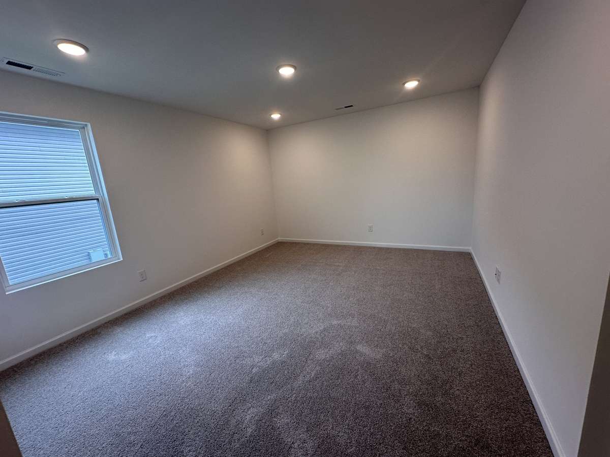 Spacious loft area
