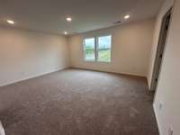 Spacious primary bedroom